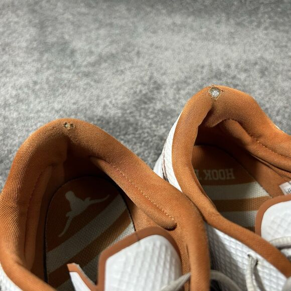Nike Vapor Edge CV1672-101 Men’s Size 14 White Orange Texas Longhorns Shoes Used